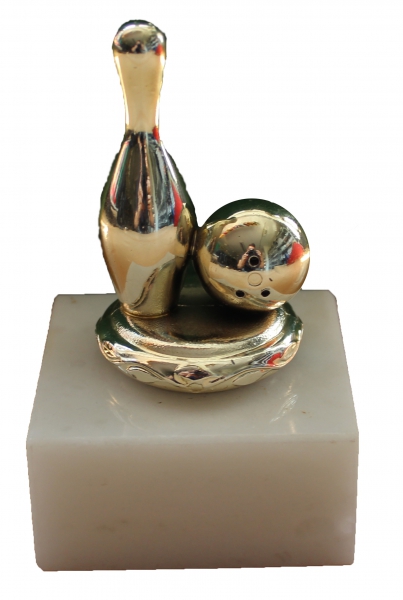 Metallfigur Kegel und Kugel